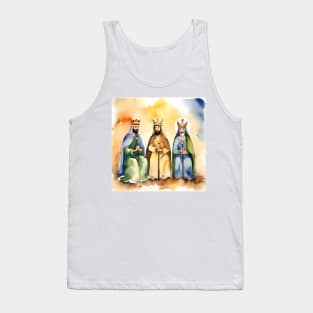 Epiphany or Three Kings Day - January 6 - Watercolors & Pen Tank Top